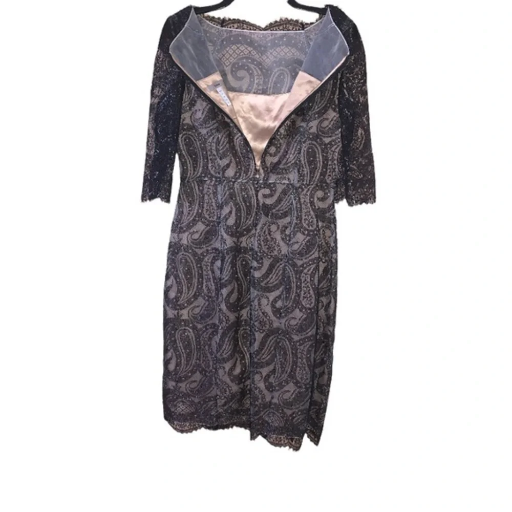 - Erdem black lace midi dress size 8 - Picture 4 of 8